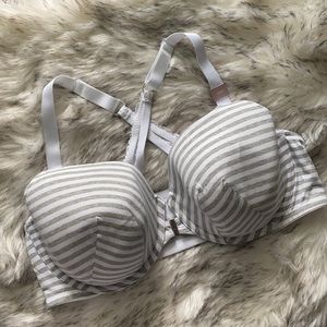 NWT CACIQUE Front Close Cotton Lightly Lined Bra